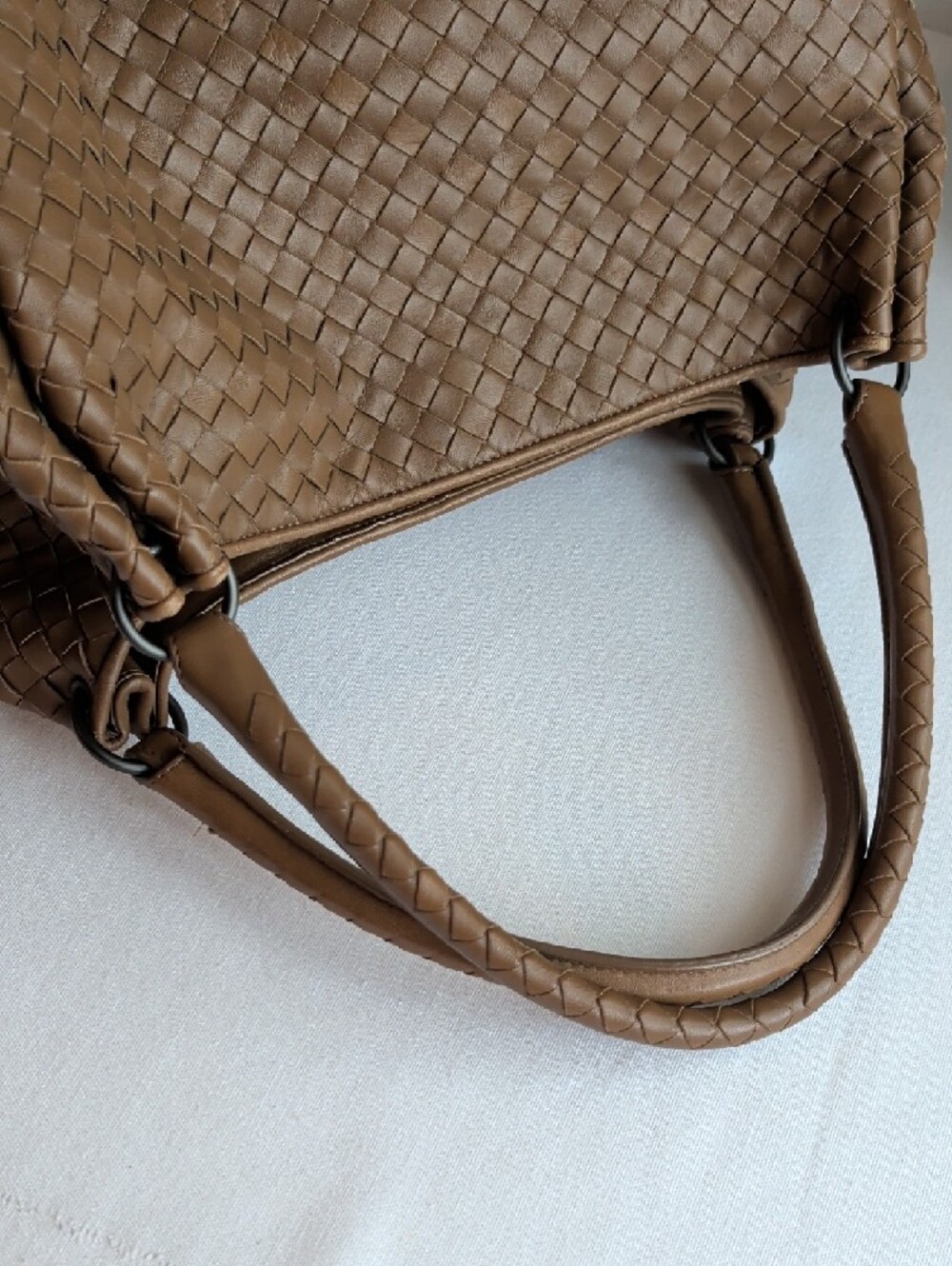 BOTTEGA VENETA Intrecciato Parachute Tote Bag Brown - Picture 11 of 16
